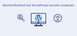 Beitragsbild Barrierefreiheit in WordPress