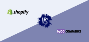 Beitragsbild Shopify vs. WooCommerce