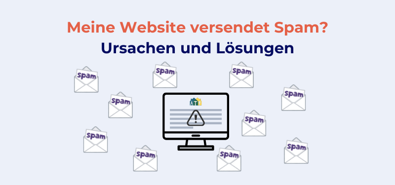 Beitragsbild Webseite versendet Spam