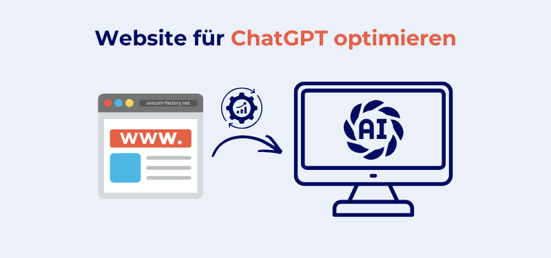Beitragsbild Website für ChatGPT optimieren
