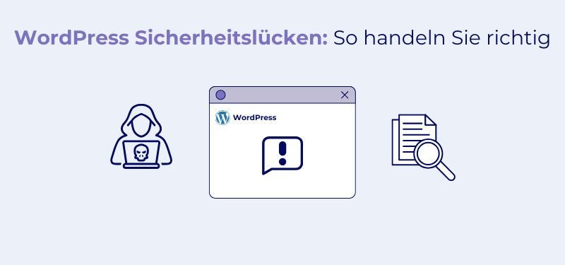 Beitragsbild WordPress Sicherheitelücken