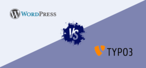 Beitragsbild WordPress vs. Typo 3