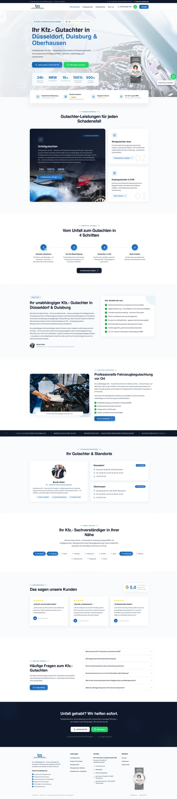 SV Baslan – Kfz-Sachverständigenbüro mit Relaunch & OnPage-SEO